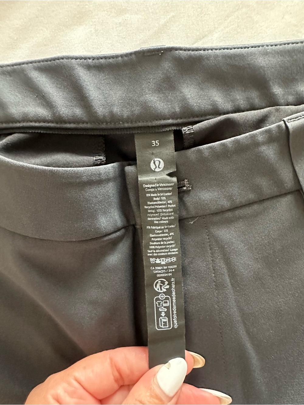 lululemon athletica Men’s Dark Gray Performance Joggers